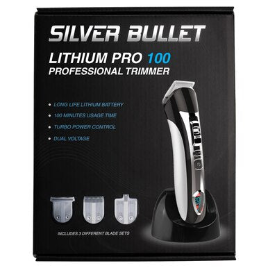 Silver Bullet Lithium Pro 100 Trimmer - Silver