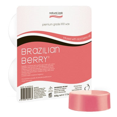 Natural Look Brazilian Berry Hot wax 1KG