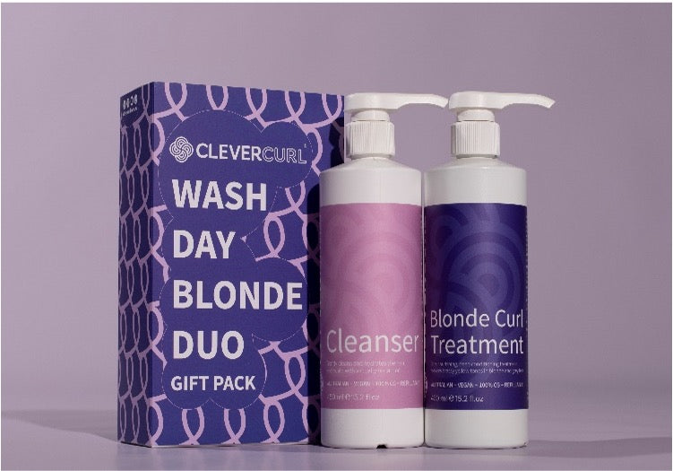 Clever Curl Wash Day Blonde Duo Mothers Day Pack