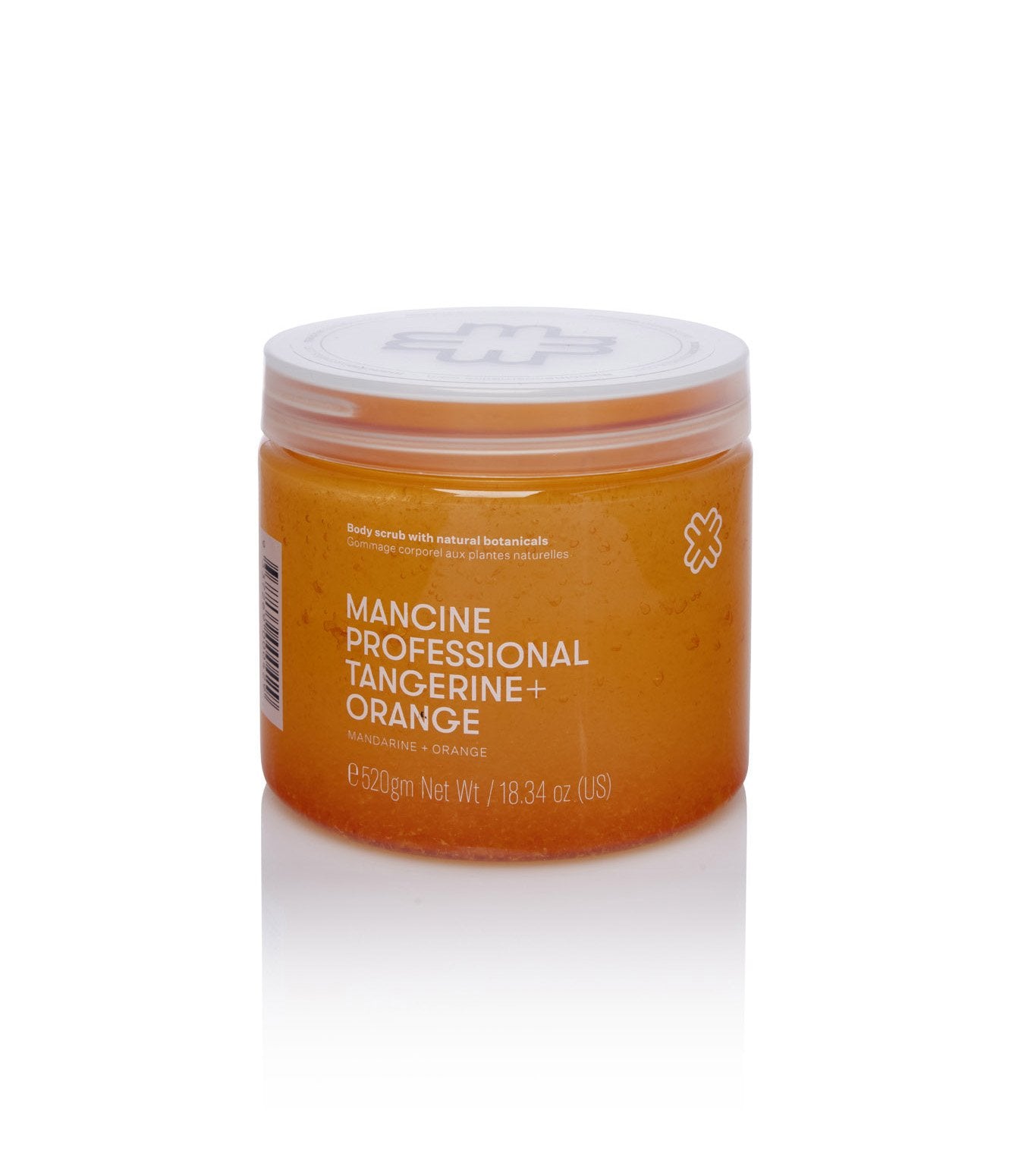 Mancine Hot Salt Body Scrub: Tangerine & Orange 520g