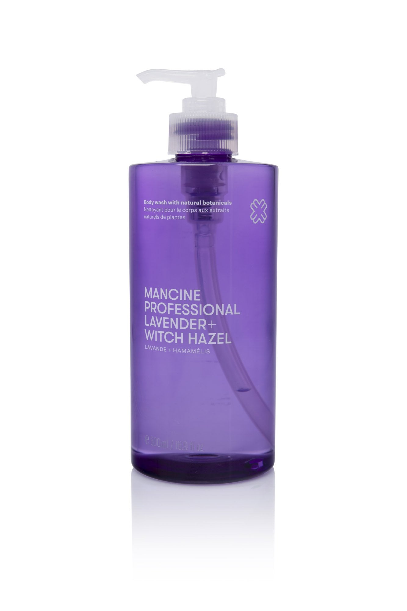 Mancine Body Wash: Lavender & Witch-Hazel 500ml