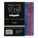Robert DeSoto iFoil 15 Micron Embossed Pre Cut Foil 45 Sheets 120 x 200mm - Red/Blue/Purple