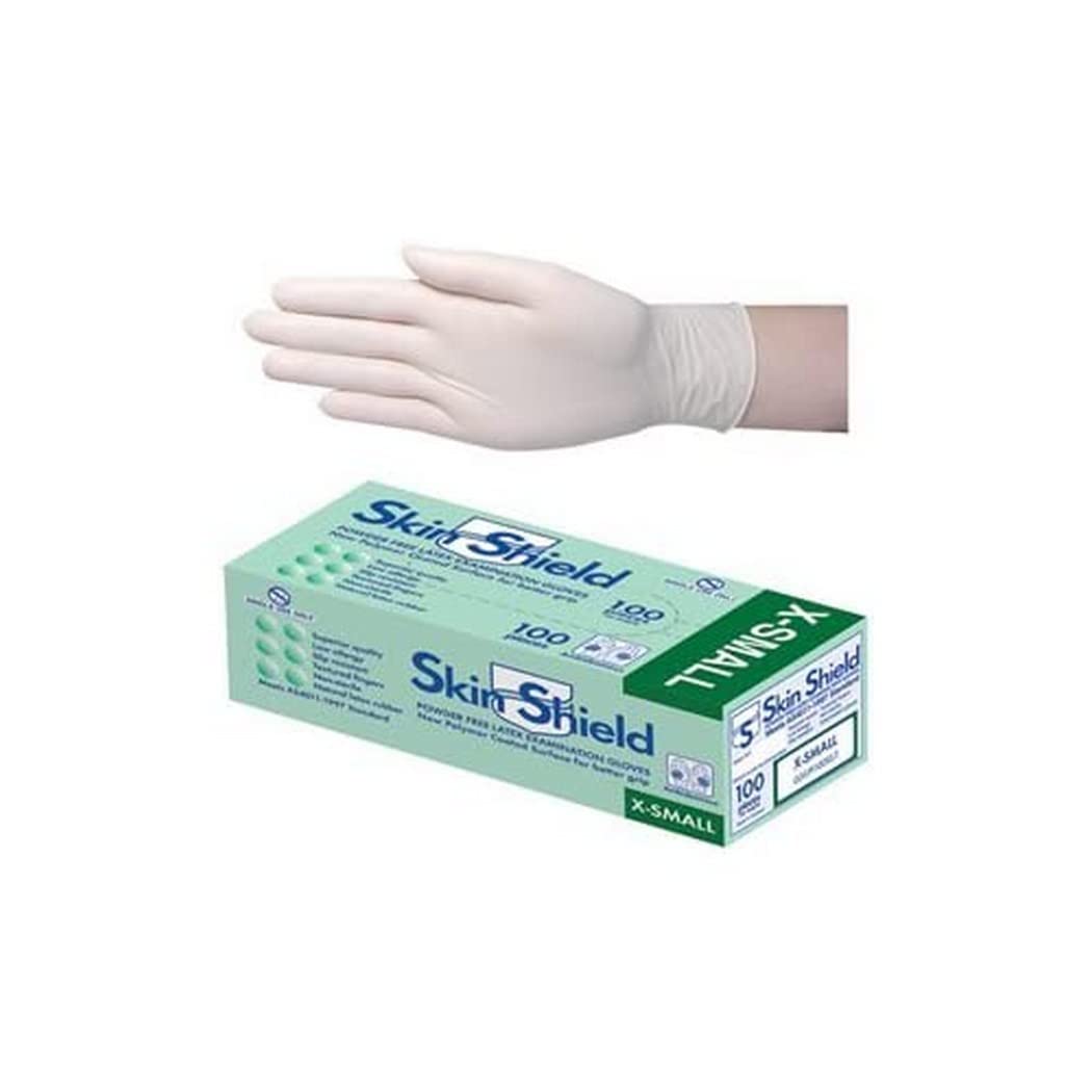 Universal Skin Biodegradable Gloves, Cream, 100 count  X-SML