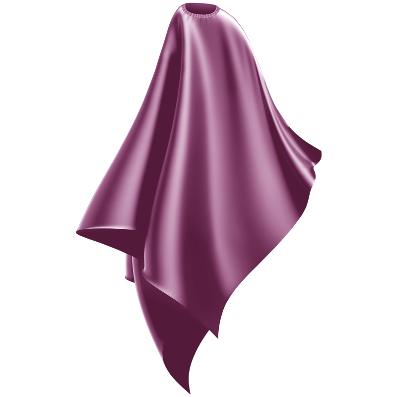 Wahl Polyester Cutting Cape Mauve WP3012