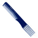 Dateline Professional Blue Celcon Teasing Comb with 5 Tails 8" 301 - Plastic