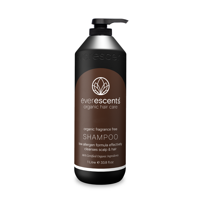 EverEscents Organic Fragrance Free Shampoo 1Ltr