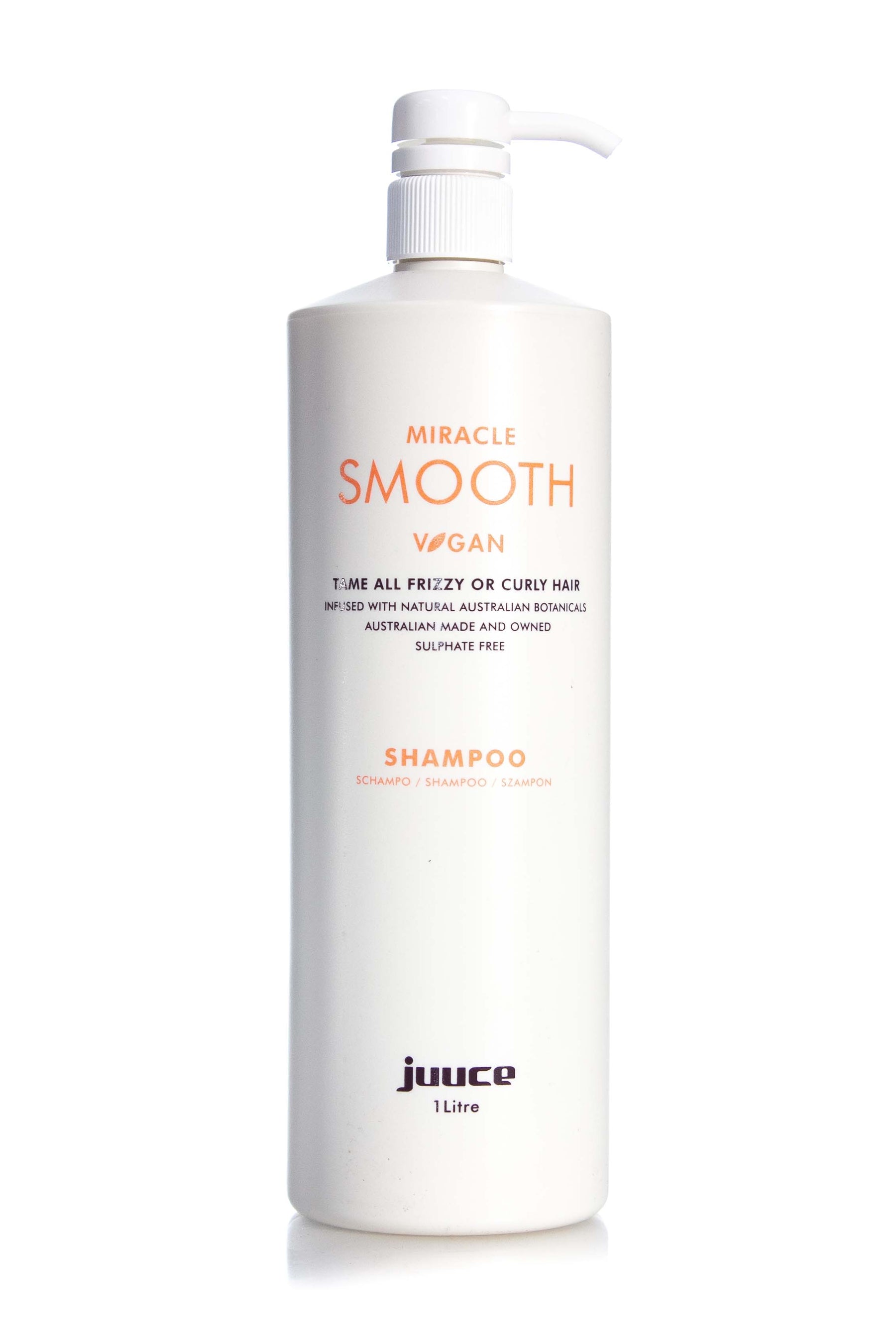Juuce MIRACLE SMOOTH SHAMPOO 1LT (previously D'Frizz)