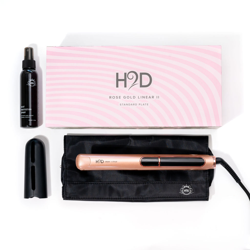 H2D Linear II Rose Gold Professional Hair Straightener