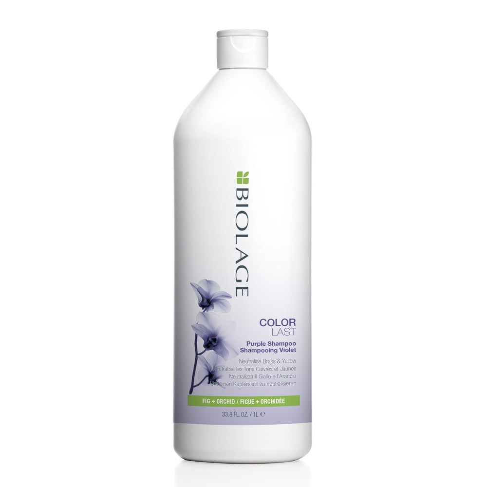 Biolage Everyday Essentials Colorlast Purple Shampoo with Fig & Orchid Flower 1L