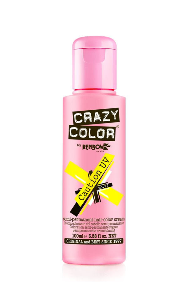 Crazy Color 100ml 077 NEON CAUTION UV