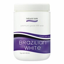 Natural Look Brazilian White Strip Premium Wax 1Kg