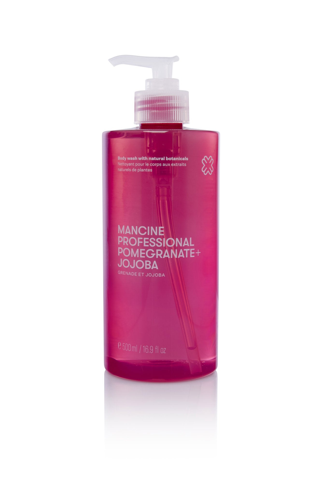 Mancine Body Wash: Pomegranate & Jojoba 500ml