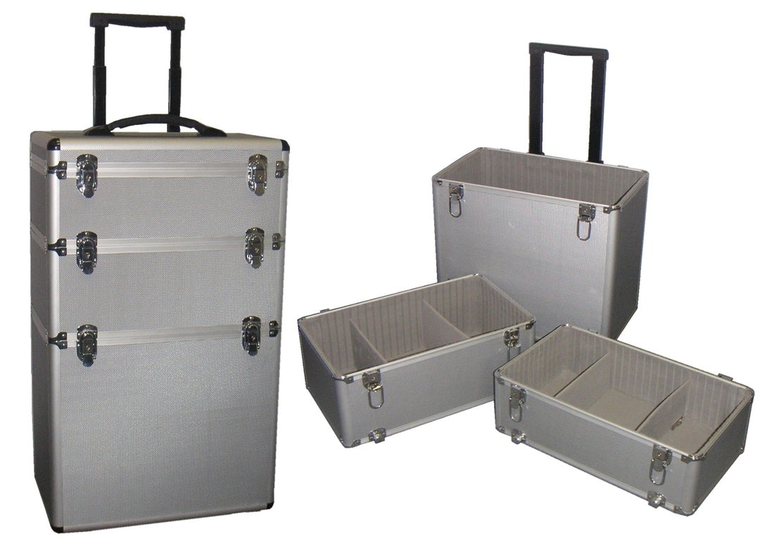 AMW 3 Tier Deluxe Case with Trolley 40 x 23 x 67cm (plus trolley)