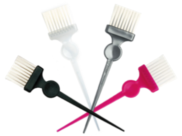 Termix Tint Brush Set of 4 White Bristles Small
