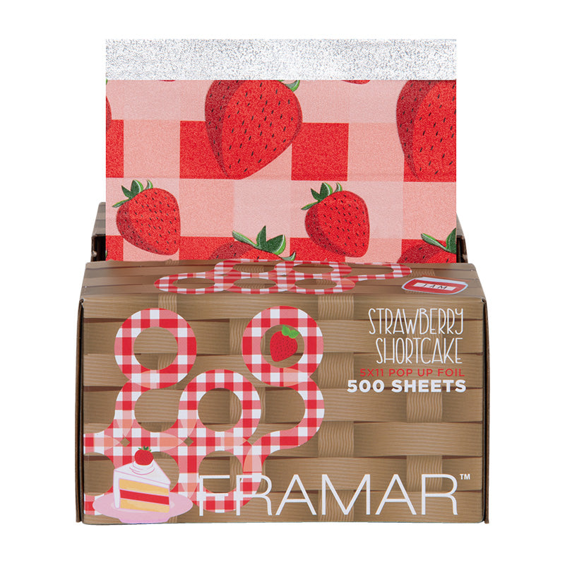 Framar Strawberry Shortcake Pop Up Foil - 500 Sheets 12.7cm x 27.9cm [P]