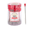 999 METAL ROLLER PINS RED 100PC