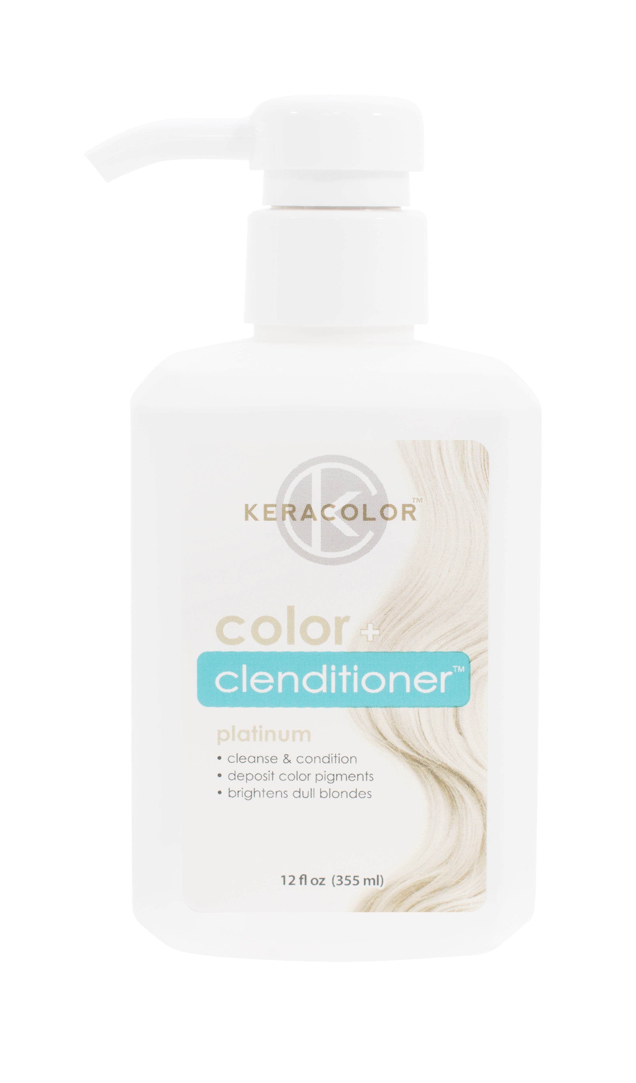 Keracolor Colour + Clenditioner Platinum  - 355ml